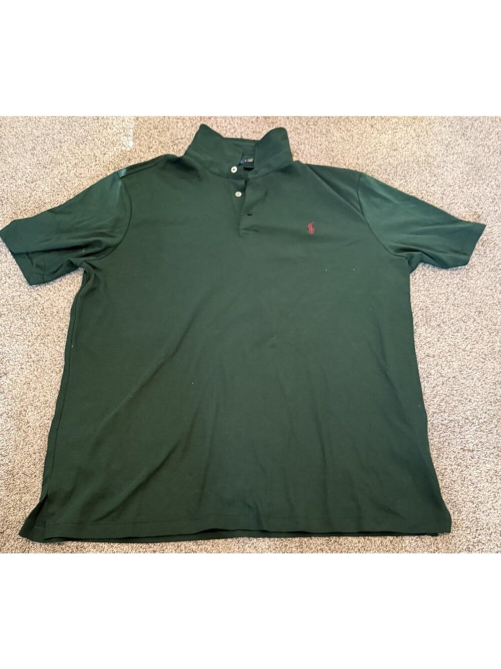 Polo Ralph Lauren Golf Polo Shirt Green Short Sleeve Stretch RN41381 Men’s Lg